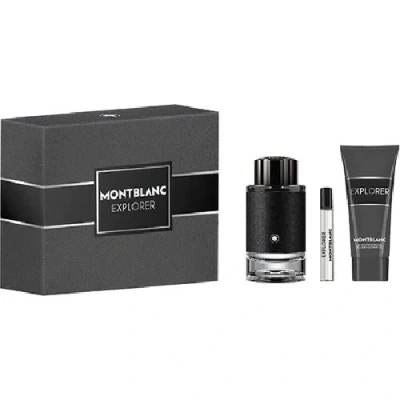 Image of Montblanc Explorer Gift Set: Eau de Parfum 100ml, Shower Gel Travel Spray 7.5ml