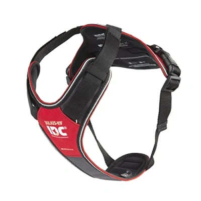 Image of IDC Longwalk Y Harness, Red Gray, Size: 2XL