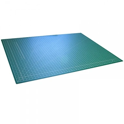 Image of Jakar A1 Green Self Healing Sealing Cutting Mat Double Sided Metric Imperial cm mm Inch Non Slip Printed Square Grid Line Professional Quality (600 X 900 3mm Inch)