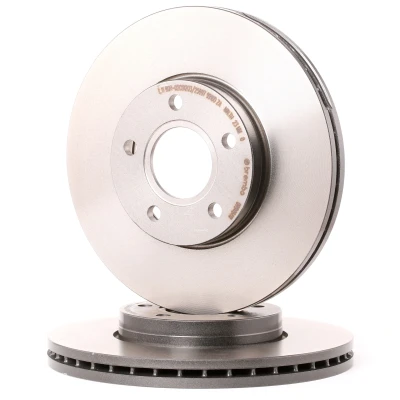 Image of 274509, 2745090, 31262718 Brake DISC BREMBO Coated LINE 09.9464.11 278mm 25mm 5 internally vented High carbon VOLVO: C30, V50, S40 II