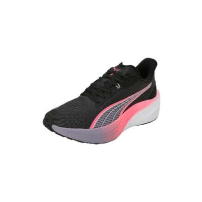 Image of Puma Darter PRO Neutral running shoes, Women&#039;s, Size: 11, Black/sunset glow/pale plum Textile