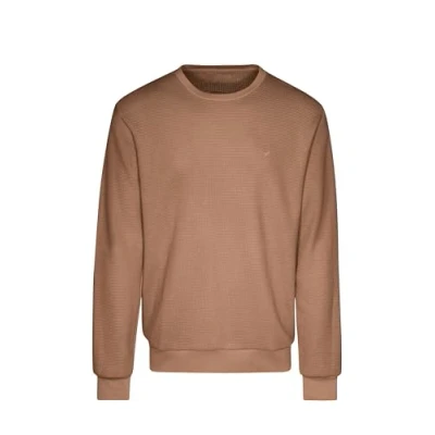 Image of Trigema Men&#039;s 619501 Sweatshirt, Hazelnut, M