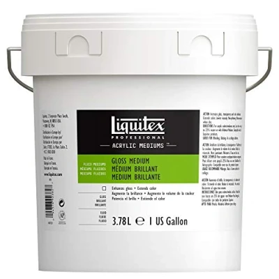 Image of Liquitex Professional Acrylic Medium for Paint, Gloss, 3.78 L