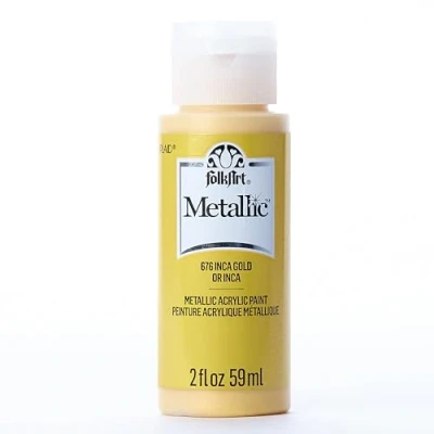 Image of Folk Art Acrylic Paint, Gold Inca, 59 ml (Pack of 1)