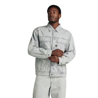 Image of G STAR RAW Men&#039;s Oversized Denim Jacket, blue (vintage akoya D24332 D536 G327), M