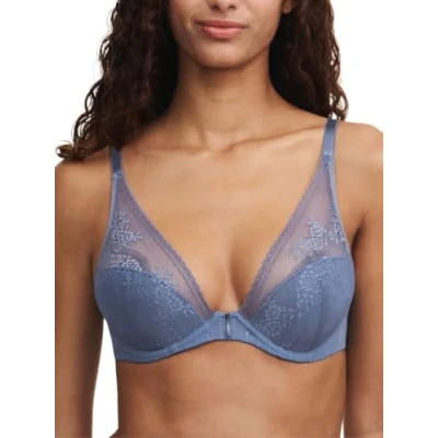 Image of Passionata Womens Maddie Plunge T Shirt Bra Nile Green Blue Polyamide Size 34E