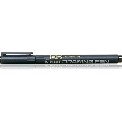Image of Pilot DR Drawing Pen 03 0.4 mm Tip Black, Box of 12