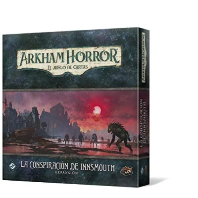 Image of Fantasy Flight Games Arkham Horro LCG The Conspiracy of Innsmouthexpansion in Spanish (AHC52ES)