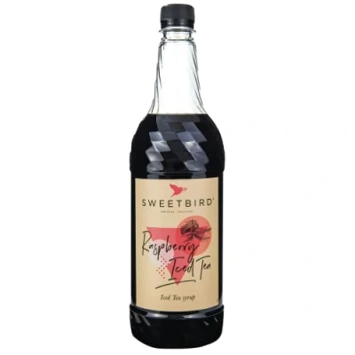 Image of Sweetbird Raspberry Iced Tea Syrup (1 Litre) Vegan Friendly