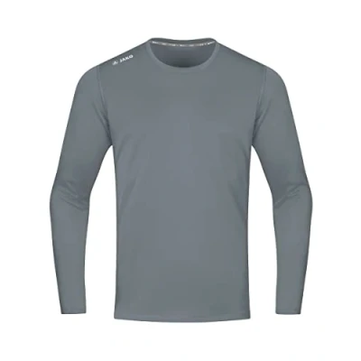 Image of JAKO Run 2.0 Men&#039;s Long Sleeved Vest Stone Grey