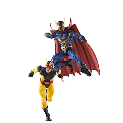 Image of Hasbro Marvel Legends Series Marvel&#039;s Nighthawk and Blur, 2 Pack of Comics 6&quot; Action Figures