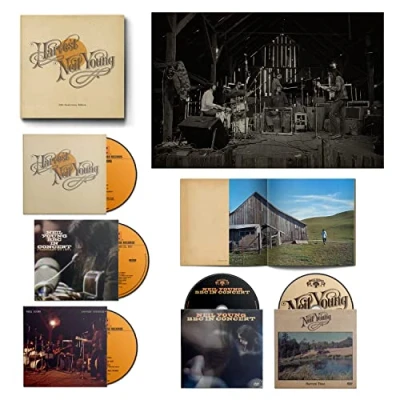 Image of Neil Young Harvest 50th Anniversary Edition 2022 UK 5 CD set 093624881698