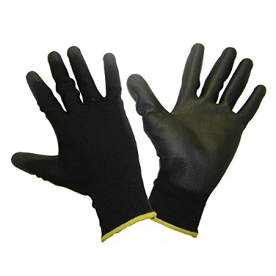 Image of Honeywell 2100251 09/MPP PSS Workeasy Black PU General Purpose Gloves, Fine handling in Dry environement, EN 388 3121 Size 9 (Retail Pack of 10 pairs)