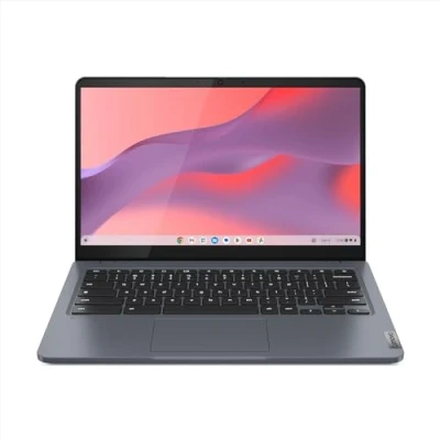 Image of Lenovo IdeaPad Slim 3 Chromebook Plus 14 Inch Full HD Laptop Intel Core i3 N305 8GB RAM 128GB SSD Chrome OS Storm Grey