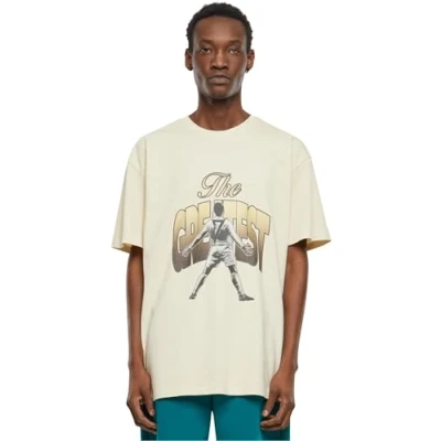 Image of Upscale by Mister Tee Greatest Heavy Print Tshirt, Men&#039;s, Size: Medium, Sand