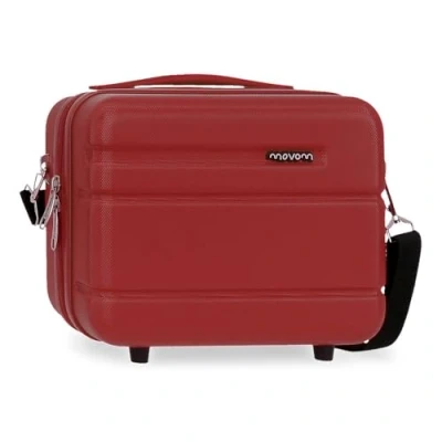Image of Movom Galaxy Adaptable Toiletry Bag with Shoulder Beige 29 x 21 15 cm Rigid ABS 9.14L