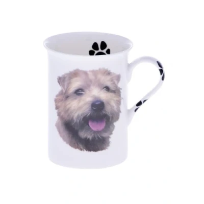 Image of Kirsty Jayne China Bone Norfolk Terrier 10 Fl Oz Dog Beaker, Mug, Cup (R)