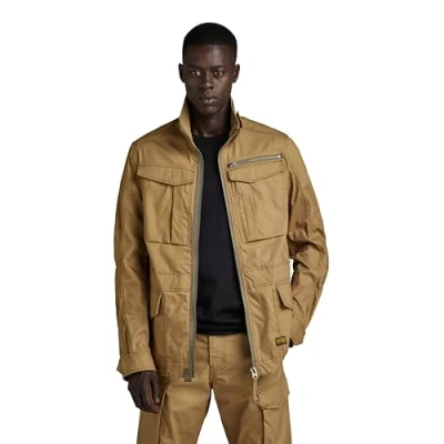Image of G STAR RAW Men&#039;s Rovic Slim Field Jacket, Brown (dk fawn D24282 D389 7172), M
