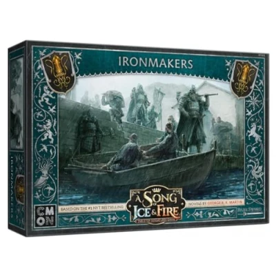 Image of A Song of Ice and Fire: Tabletop Miniatures Game Ironmakers Strategy Miniature for Teens Adults Ages 14+ 2 or More Players Average Playtime 45 60 Minutes Made by CMON