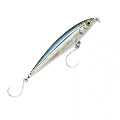 Image of Rapala X Rap Long Cast Shallow Lure with Two No. 3/0 Hooks, 0.3 0.6 m Swimming Depth, 12 cm Size, Anchovy