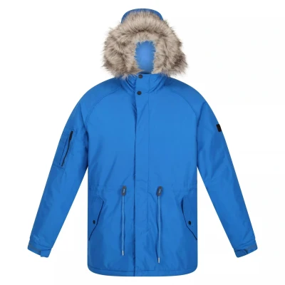 Image of Regatta Mens Salinger III Parka (Snorkel Blue) Size Large