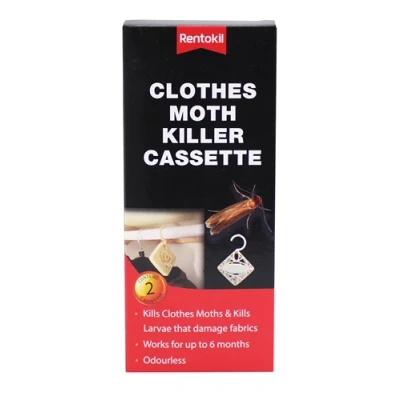 Image of Rentokil Clothes Moth Killer Cassette 2 Pack