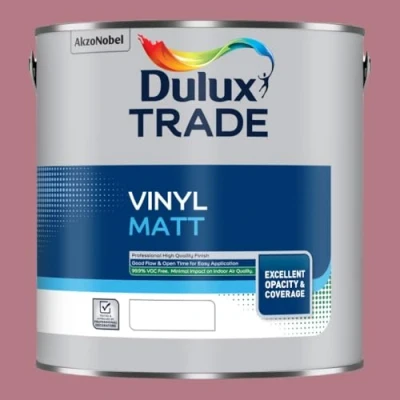 Image of DULUX TRADE VINYL MATT RASPBERRY DIVA 2.5L