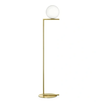 Image of Flos IC F1 Floor Lamp Brass