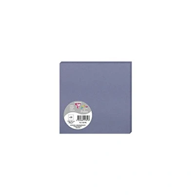 Image of Clairefontaine Ref 11819C Pollen Card (Pack of 25 Sheets) 135 x 135mm Sized, Acid Free, Inkjet &amp; Laser Compatible, Easy to Write On, 210gsm Forget me Not Blue