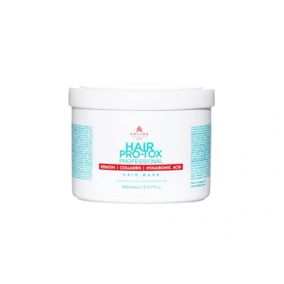 Image of Kallos KJMN Hair Pro tox Cream Mask with Keratin, Collagen and Hyaluronic Acid 500 ml