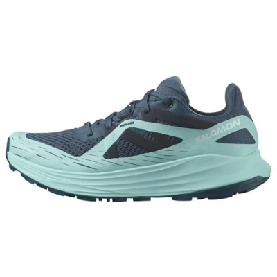 Image of Salomon Ultra FLOW GTX Trail running shoes, Women&#039;s, Size: 3.5, Deep dive/tanager turquoise/carbon Textile/synthetics