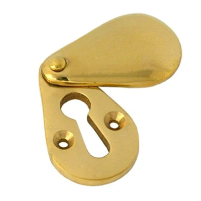 Image of From The Anvil Polished Brass Plain Escutcheon