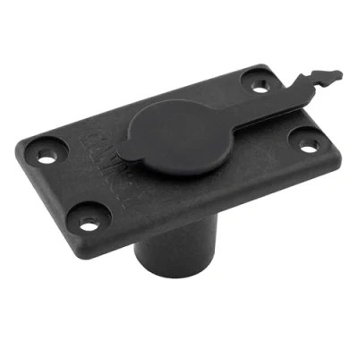 Image of Cannon Flush Mount Rod Holder with Cover