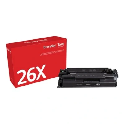 Image of Everyday by Xerox Mono Toner compatible with HP 26X (CF226X), High Capacity , Black