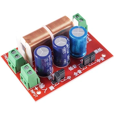 Image of ALMOCN 400W Adjustable Multi Speaker Treble/Bass 2 Unit Audio Frequency Divider Way Crossover Filters Updated Version