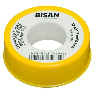 Image of Unbekannt Gas Plumber Teflon PTFE White Tape Threading Sealing Control Device Fix 12 m x mm 0.1