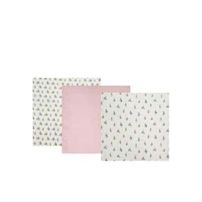 Image of Beatrix Potter Flopsy Baby Collection Muslin Squares Set 3