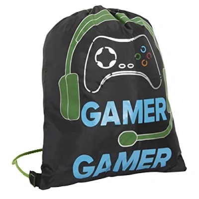 Image of Epic Gamer Drawstring Trainer Gym Bag Kids Teens Adults Travel School PE Kit Sports Swim