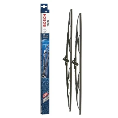 Image of Bosch Wiper Blade Twin 608, Length: 600mm/550mm Set of Front Blades