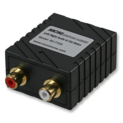 Image of Pro Signal PSG08179 Cat 5 (1x RJ45) to 2x Phono (RCA) Sockets Audio Balun