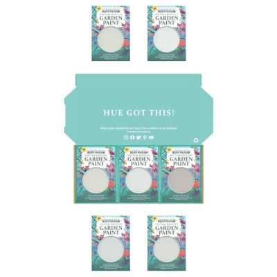 Image of Rust Oleum Garden Paint in Satin Finish Delicate Greys Tester Box