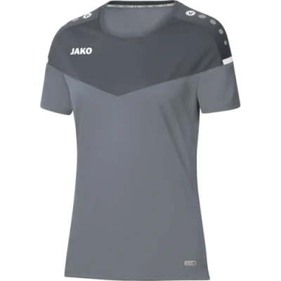 Image of JAKO Champ 2.0 T Shirt Women&#039;s Stone Gray/Anthra Light, 36