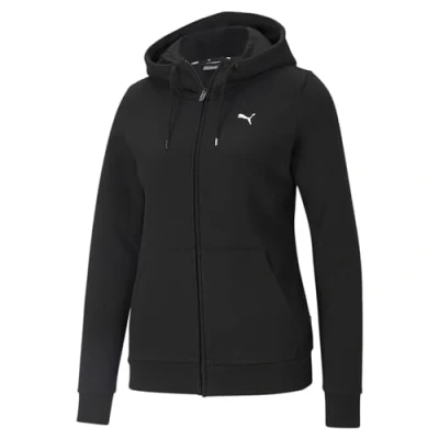 Image of PUMA Women&#039;s Essential Sweat Jacket Black XS