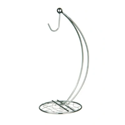 Image of Premier Housewares Geo Banana Hanger, Chrome, Silver