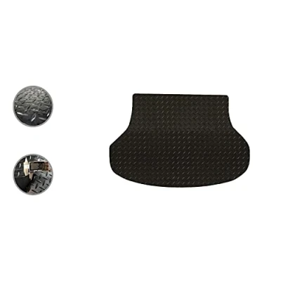 Image of Car Mat Co Tailored Fit Black Heavy Duty Rubber Boot for Lexus RX300 2003 09