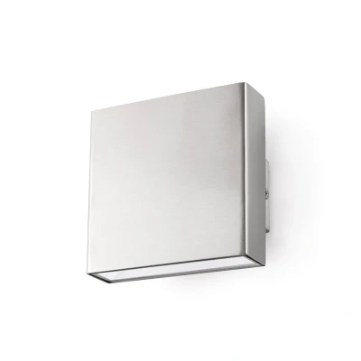 Image of Kaula LED Outdoor Small Up Down Wall Light Matt Nickel IP44