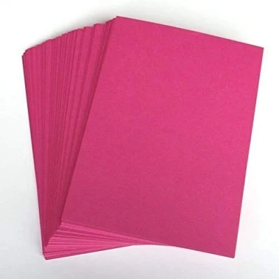 Image of Stella Crafts A4 Cerise Card Stock x 10 Sheets, 240gsm (297mm 210mm)
