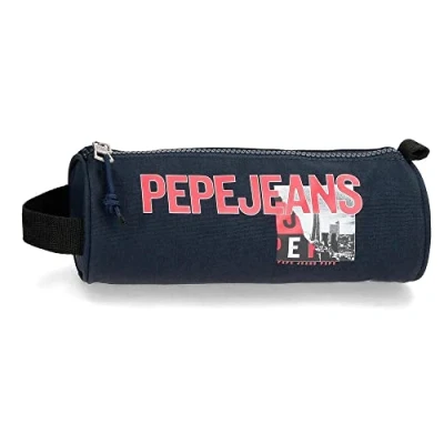Image of Pepe Jeans Dikran Case Round Blue 23x9x9cm Polyester, Blue,