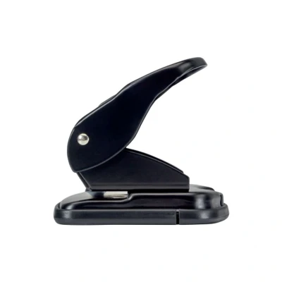 Image of Rexel Value 230 2 Hole Punch, 30 Sheet Capacity, Adjustable Guide Bar, Metal, Black, 2100767