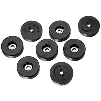 Image of Adam Hall Hardware 4906 M8 AH Bag of 8 Rubber Feet 38 x 10 mm